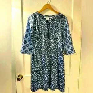 GRETCHEN SCOTT 3/4 SLEEVE DRESS